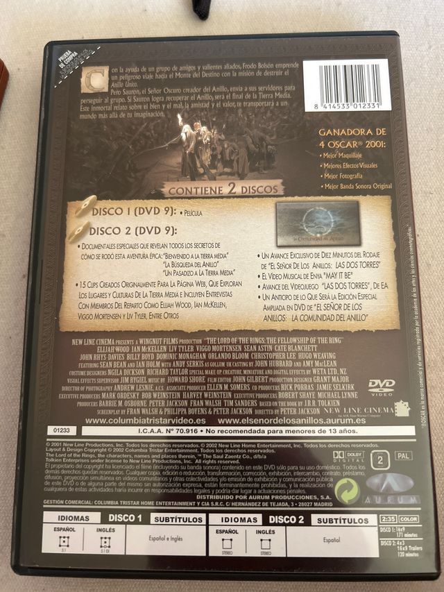 Trilogía señor de los anillos