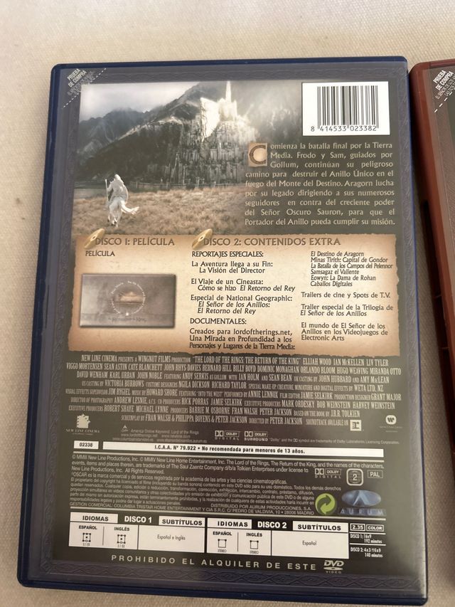 Trilogía señor de los anillos
