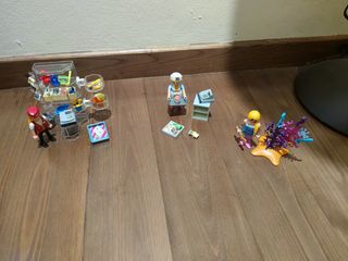 Playmobil. Matelin escuela, granja y garaje