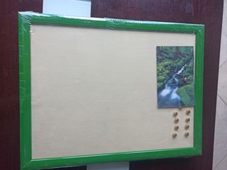 lote tablon de anuncios magnético 2 colores