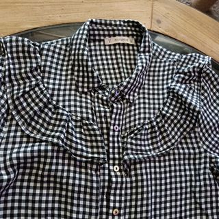 camisa cuadros, manga larga 