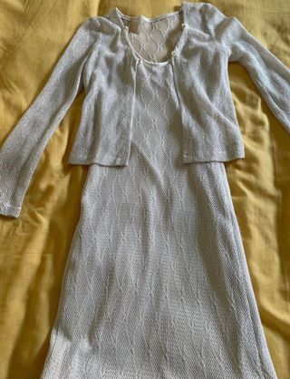 Vestido con chaqueta a juego