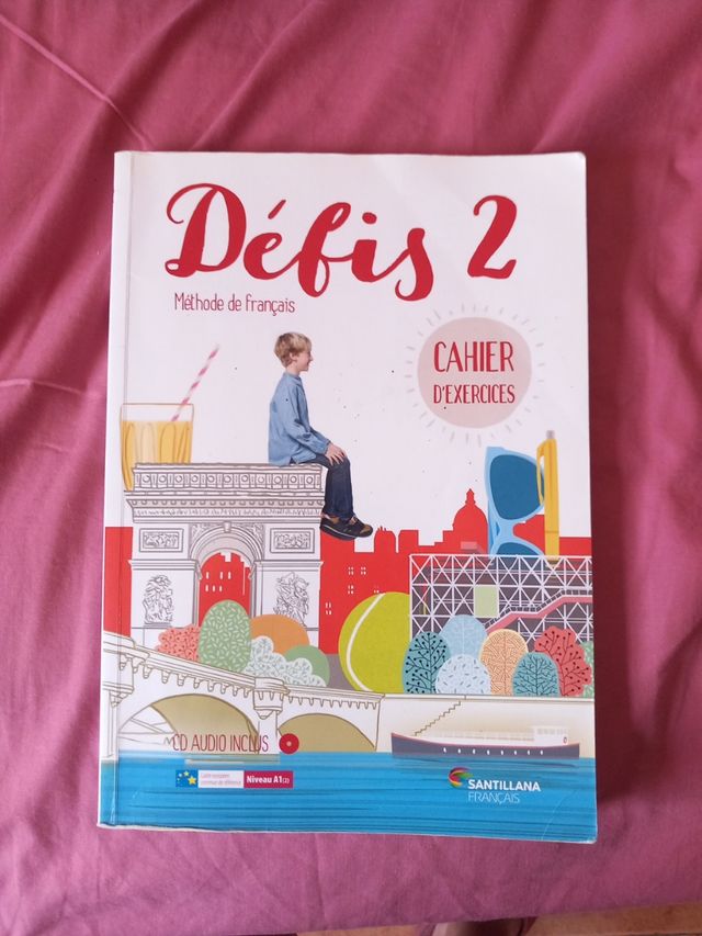 Cuaderno libro francés 2 eso Santillana