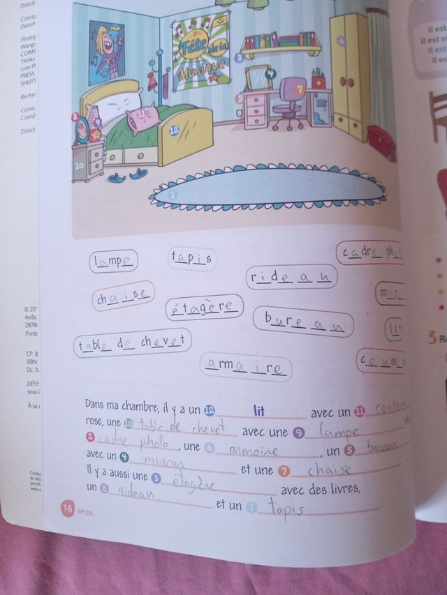 Cuaderno libro francés 2 eso Santillana