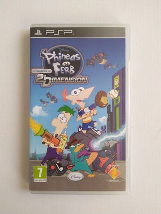 Videojuego PSP Phineas y Ferb
