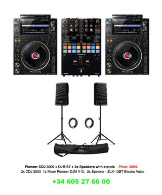 Alquiler equipo DJ y Altavoces Marbella