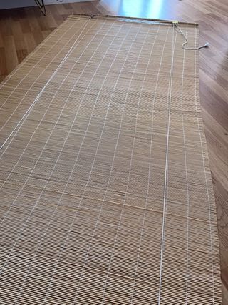 Persiana enrollable de bambú 100x210