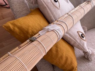 Persiana enrollable de bambú 100x210