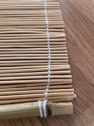 Persiana enrollable de bambú 100x210