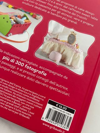Libro cake design