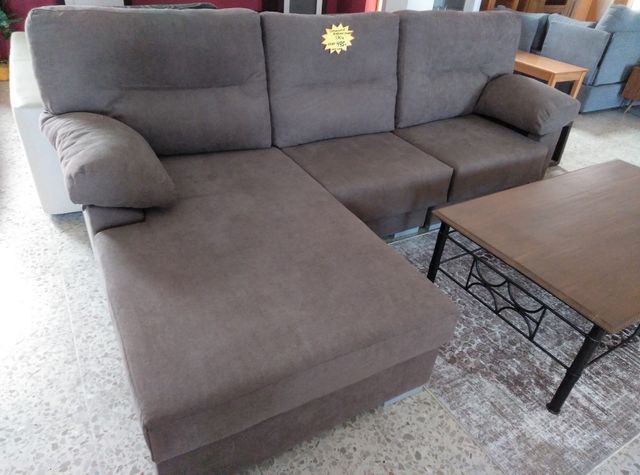 Sofá chaisselongue, TOTALMENTE NUEVO