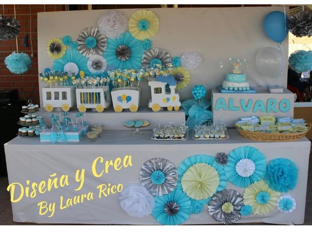 Decoración mesa dulce