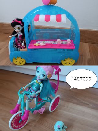 heladería y bicicleta enchantinals