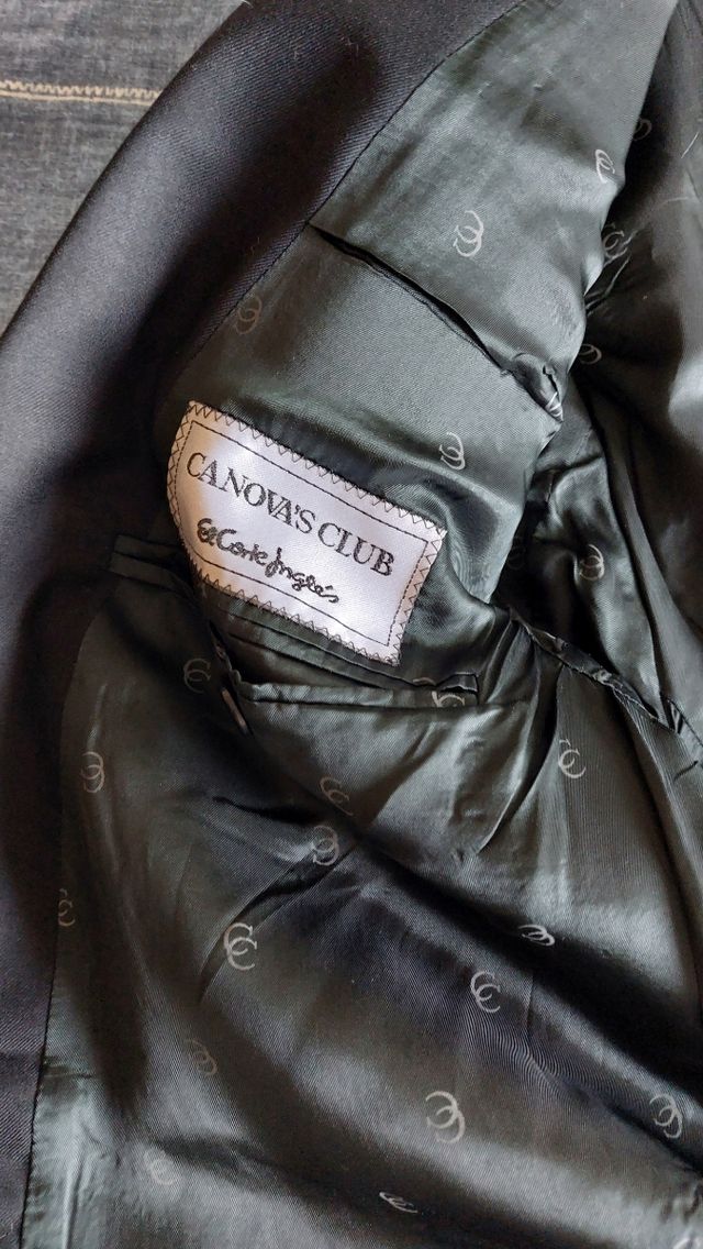 Traje ceremonia negro Canovas Club