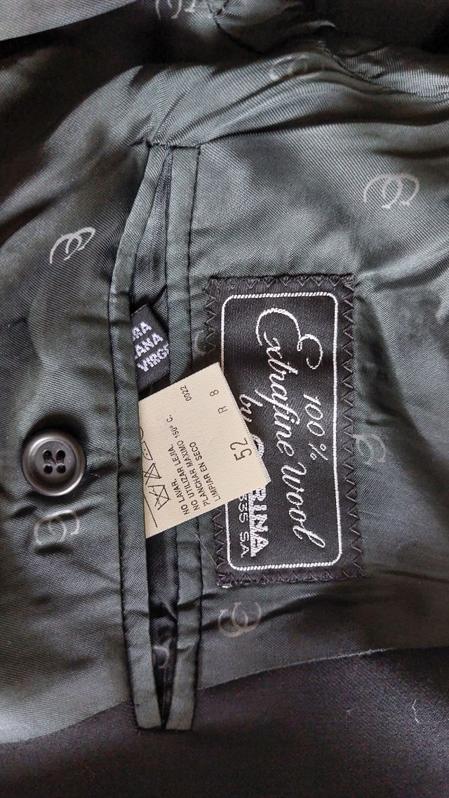 Traje ceremonia negro Canovas Club