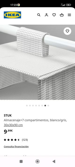 Organizador de armario IKEA