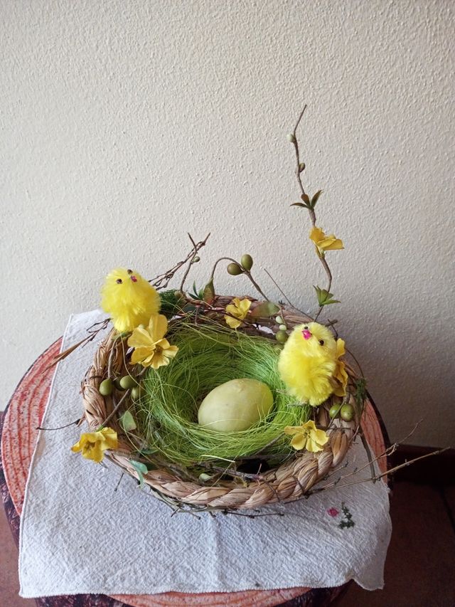 Cestino con pulcini