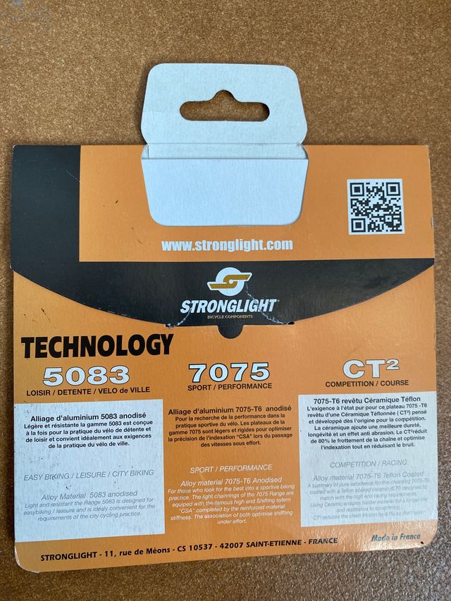 Plato Stronglight XT 24 dientes NUEVO