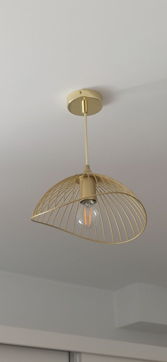 Lampada vintage in stile oro