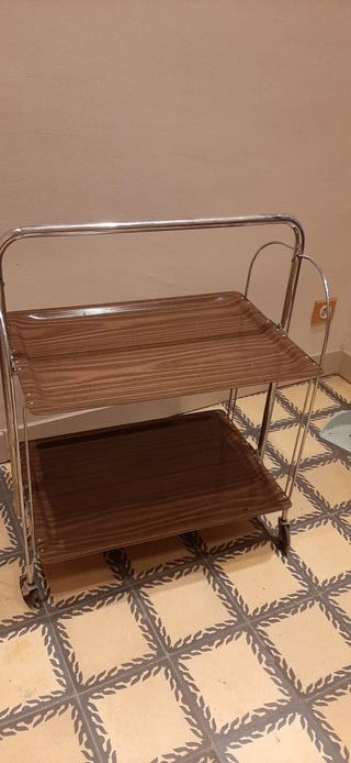 MESA CAMARERA VINTAGE PLEGABLE