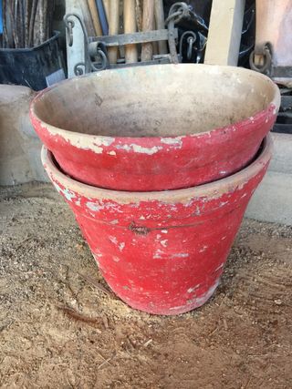 Macetas de barro