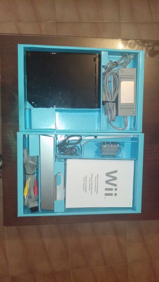 wii edición negra sin mando