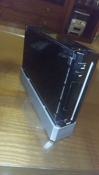 wii edición negra sin mando