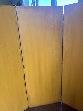 BIOMBO MADERA MACIZA PINTADO