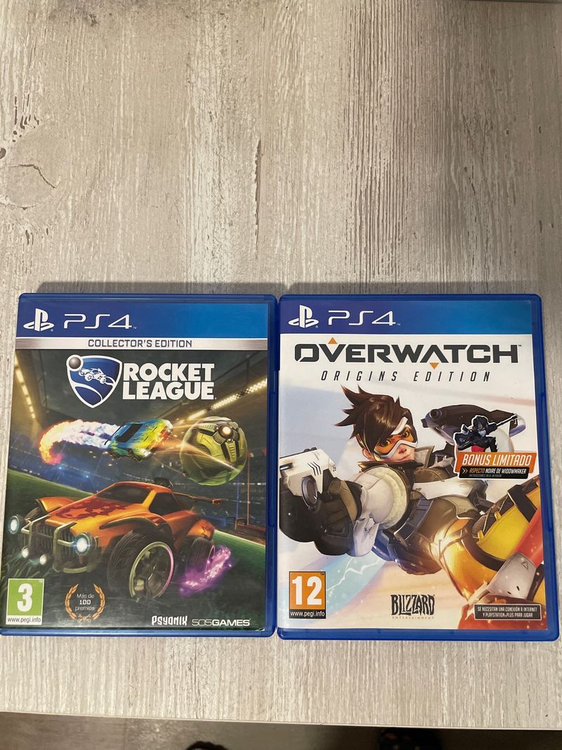 Imagen de Juego Rocket League y Overwatch para ps4