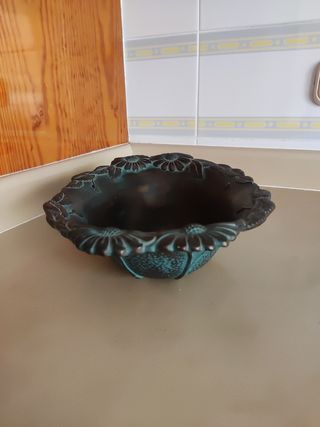 Centro de mesa efecto bronce