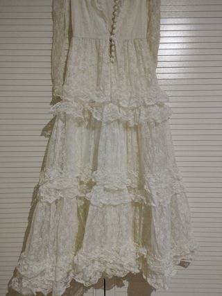 Traje de novia años 80
