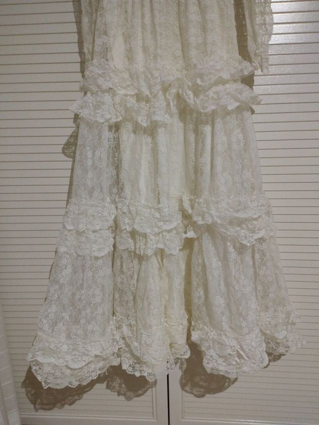 Traje de novia años 80