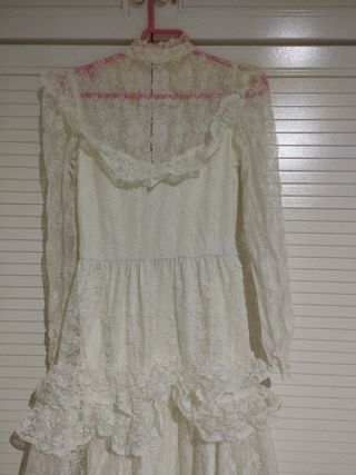 Traje de novia años 80