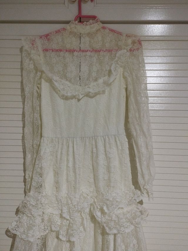 Traje de novia años 80