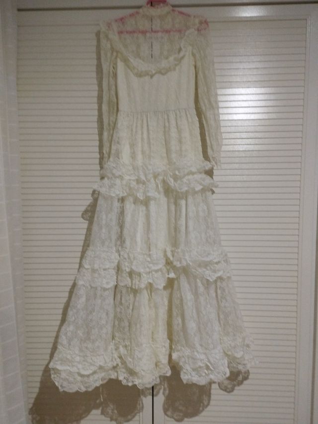 Traje de novia años 80