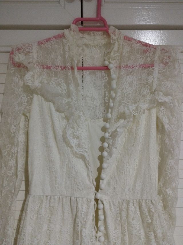 Traje de novia años 80