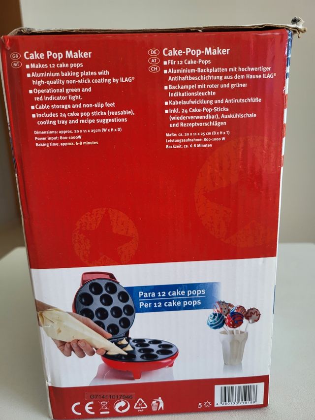 Máquina para hacer Cake Pops