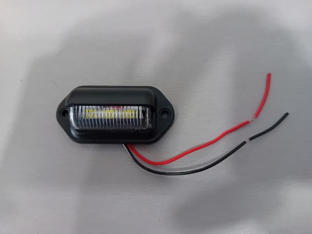 luces led para matricula 2 una.