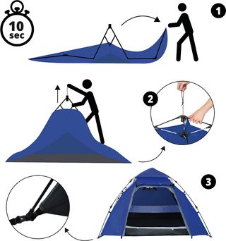 #21 NUEVO!! Tienda de campaña Abovedada Light Pop