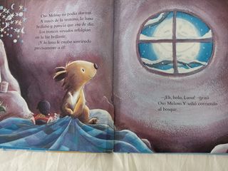 Libro infantil El oso meloso y la luna feliz