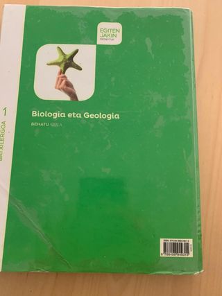Biologia eta Geologia 1