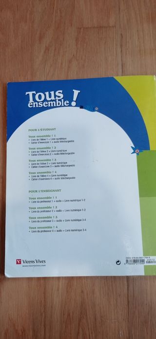 libro francés 4 eso Tous ensemble