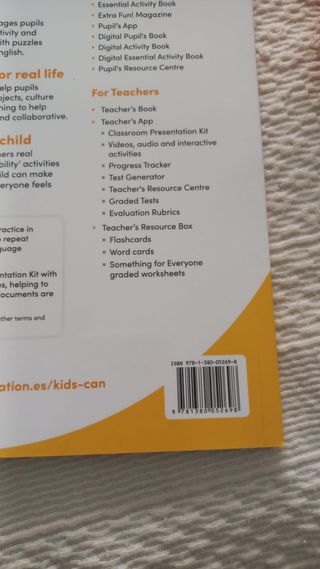 libro inglés 3° primaria