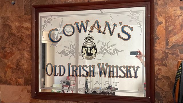 espejo cowans antiguo