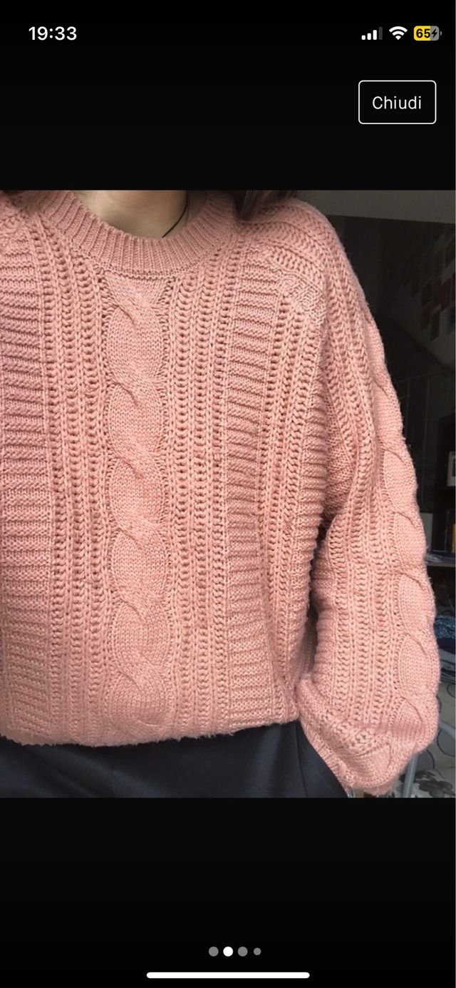 Maglione rosa
