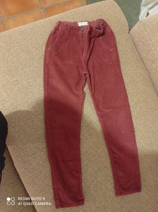 pantalón pana niño Zara