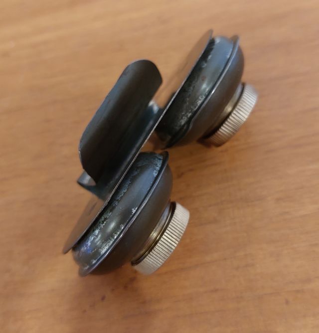 Antiguo Tintero Doble de Viaje - 1940/60C.