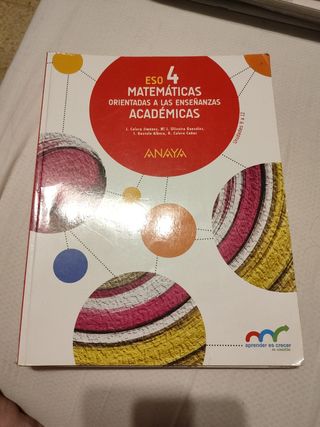 Matemáticas académica 4eso