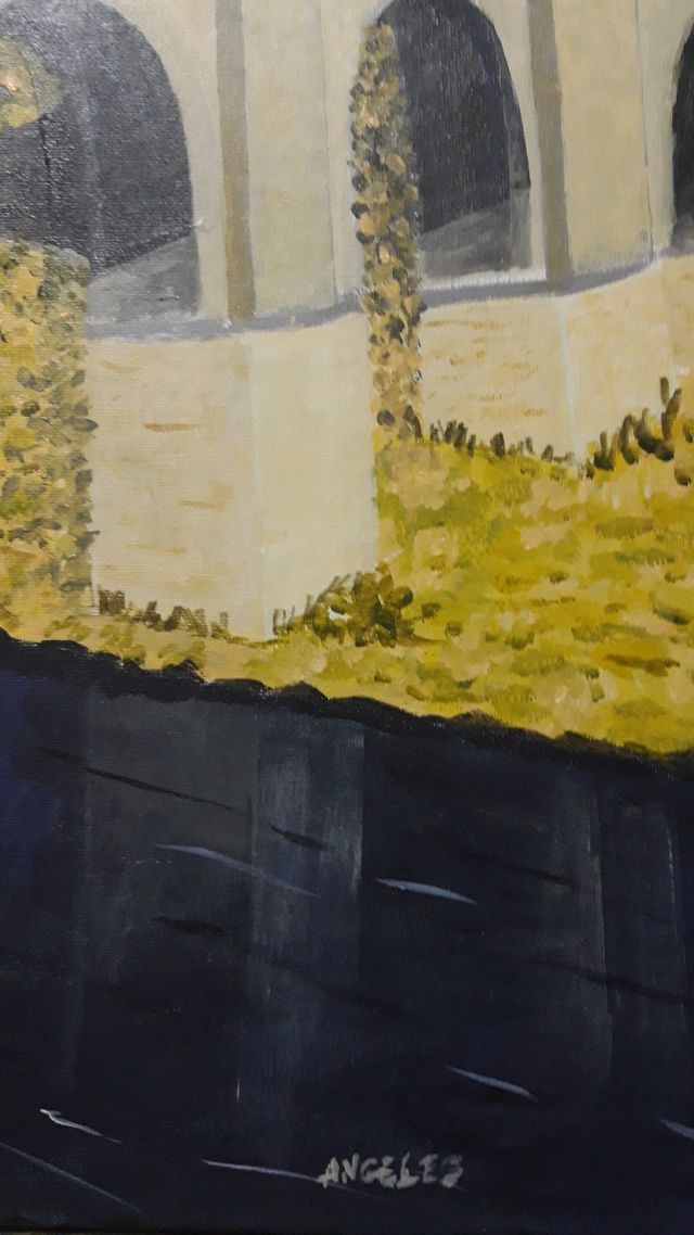 Puente (Pintura en acrílico sobre lienzo)