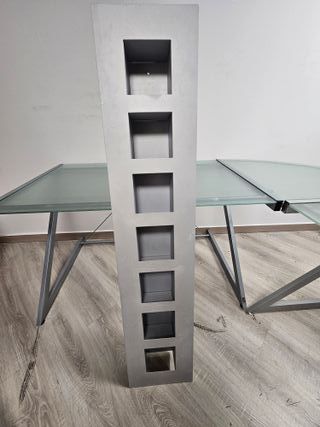 Mesa de cristal oficina super gigante